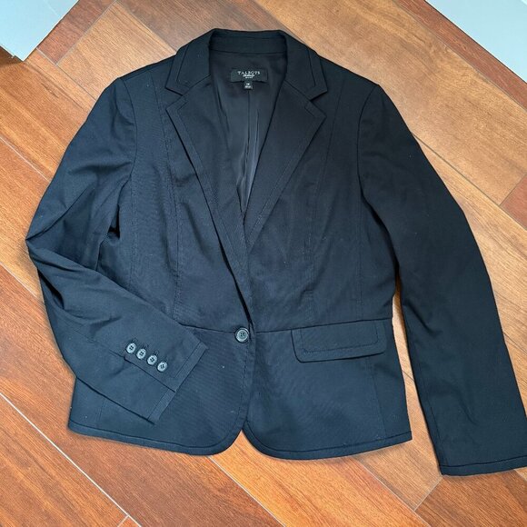 Talbots Jackets & Blazers - Talbots Womens Black Blazer Size 12 petite